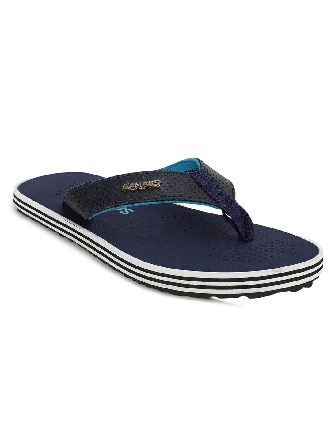 Buy Flip Flop For Men Gc 1034B Blu Bt Grn Campus Shoes