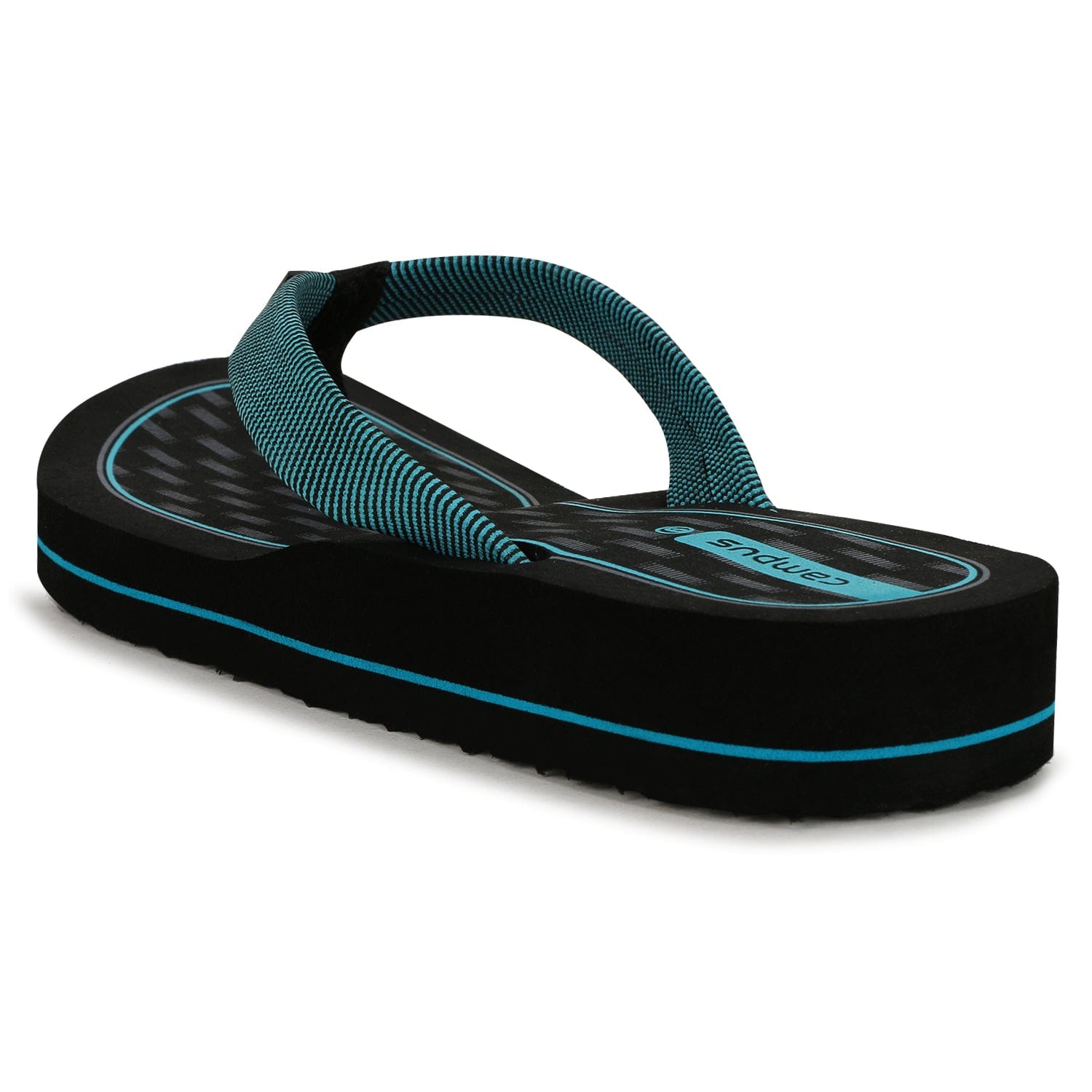 Buy Flip Flop For Women Gcl 2005 Blk Bt Grn Campus Shoes