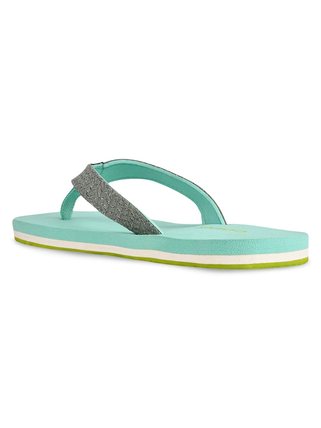 Mint green on sale flip flops