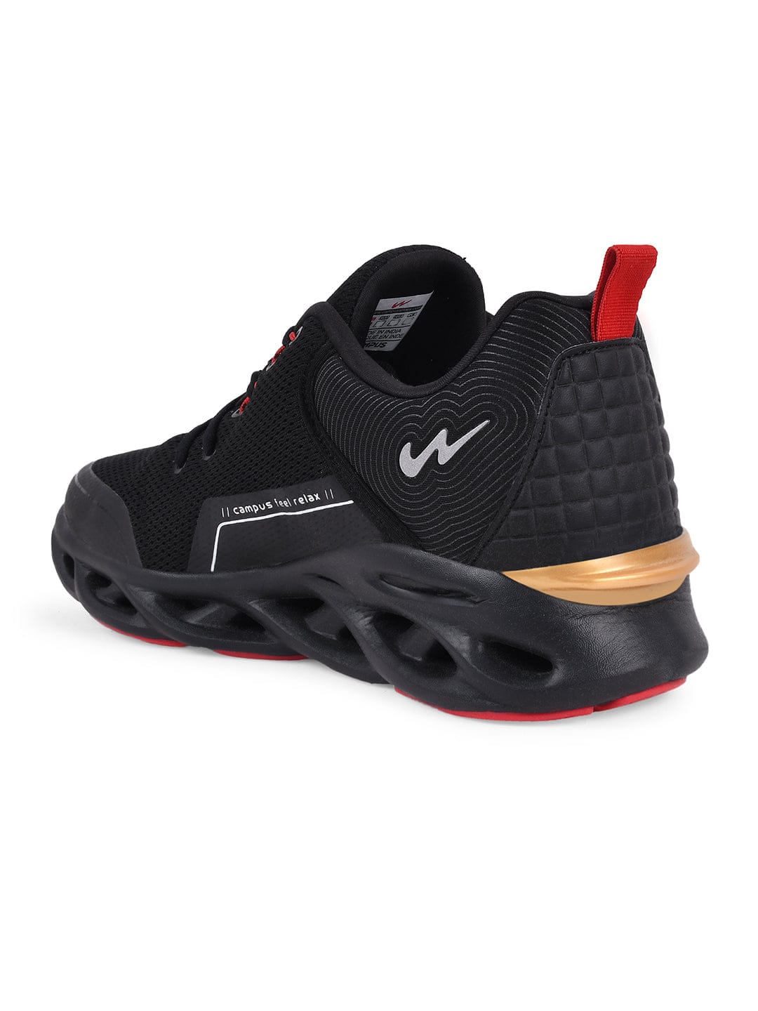 Buy Running Shoes For Men GenevaProBlkRed Campus Shoes