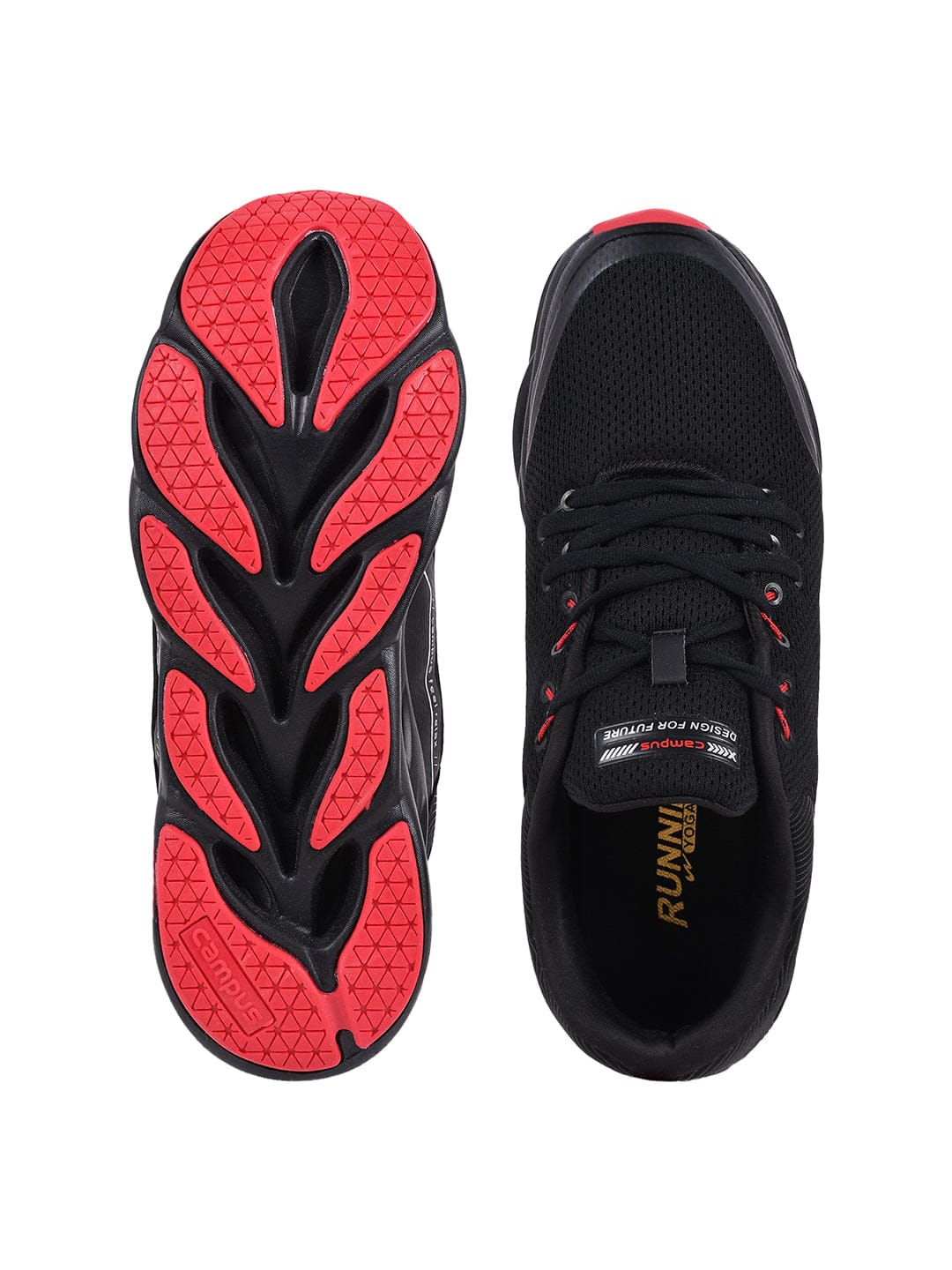 Buy Running Shoes For Men GenevaProBlkRed Campus Shoes