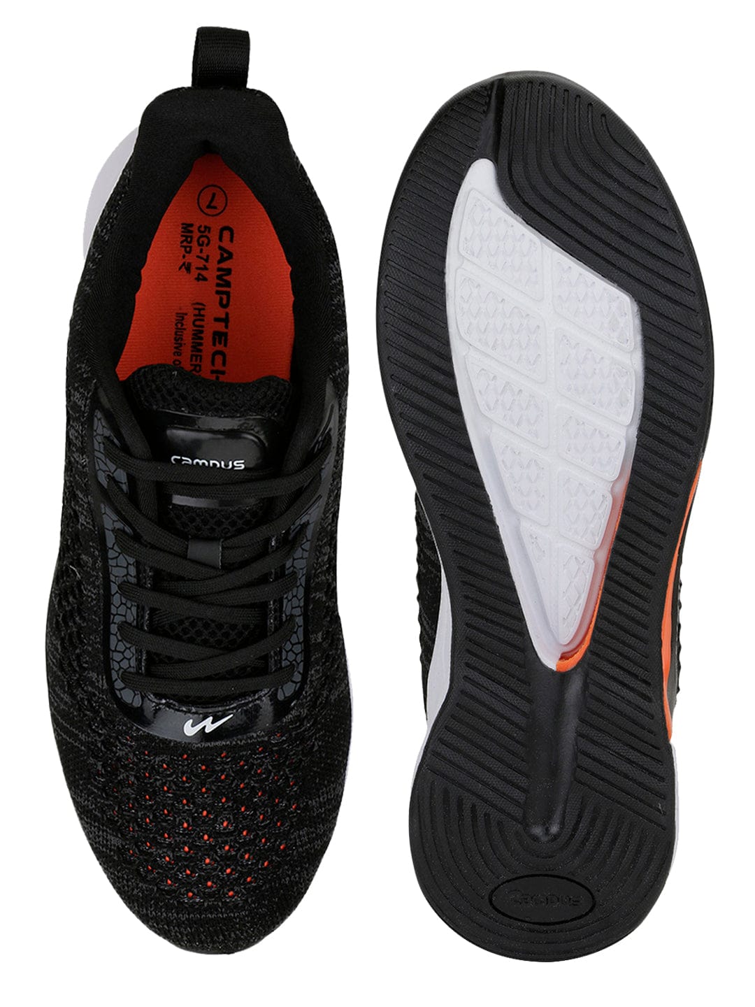 HUMMER Black Men s Running Shoes