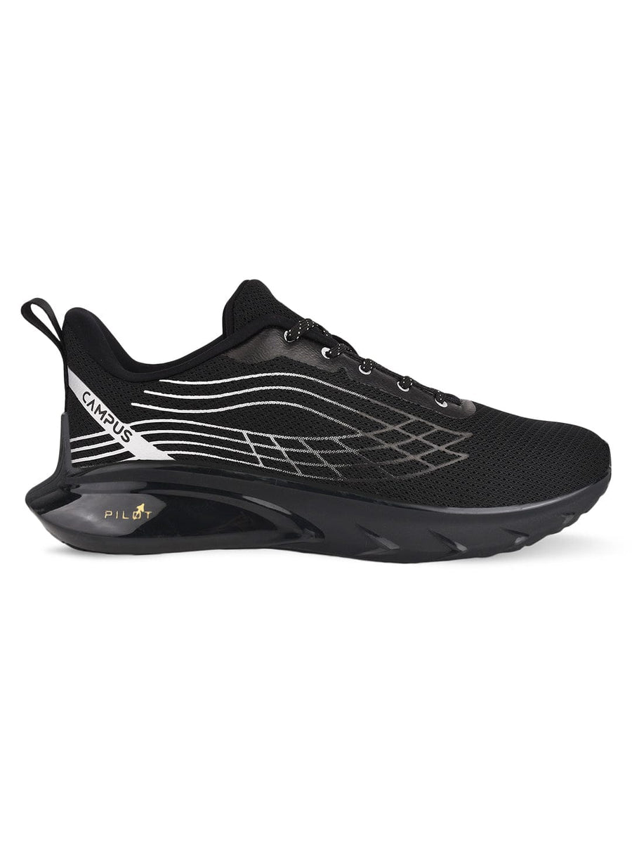 Buy Running Shoes For Men KizerBlkSil Campus Shoes