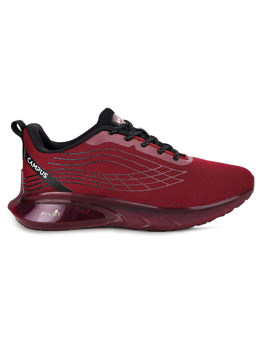 KIZER Red Men's Sports Shoes