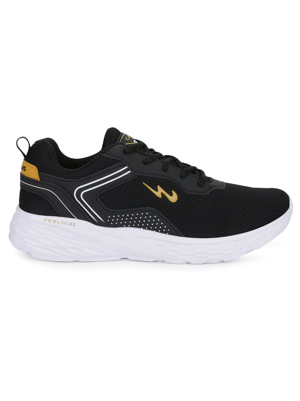 KOSMO PRO Black Men's Running Shoes