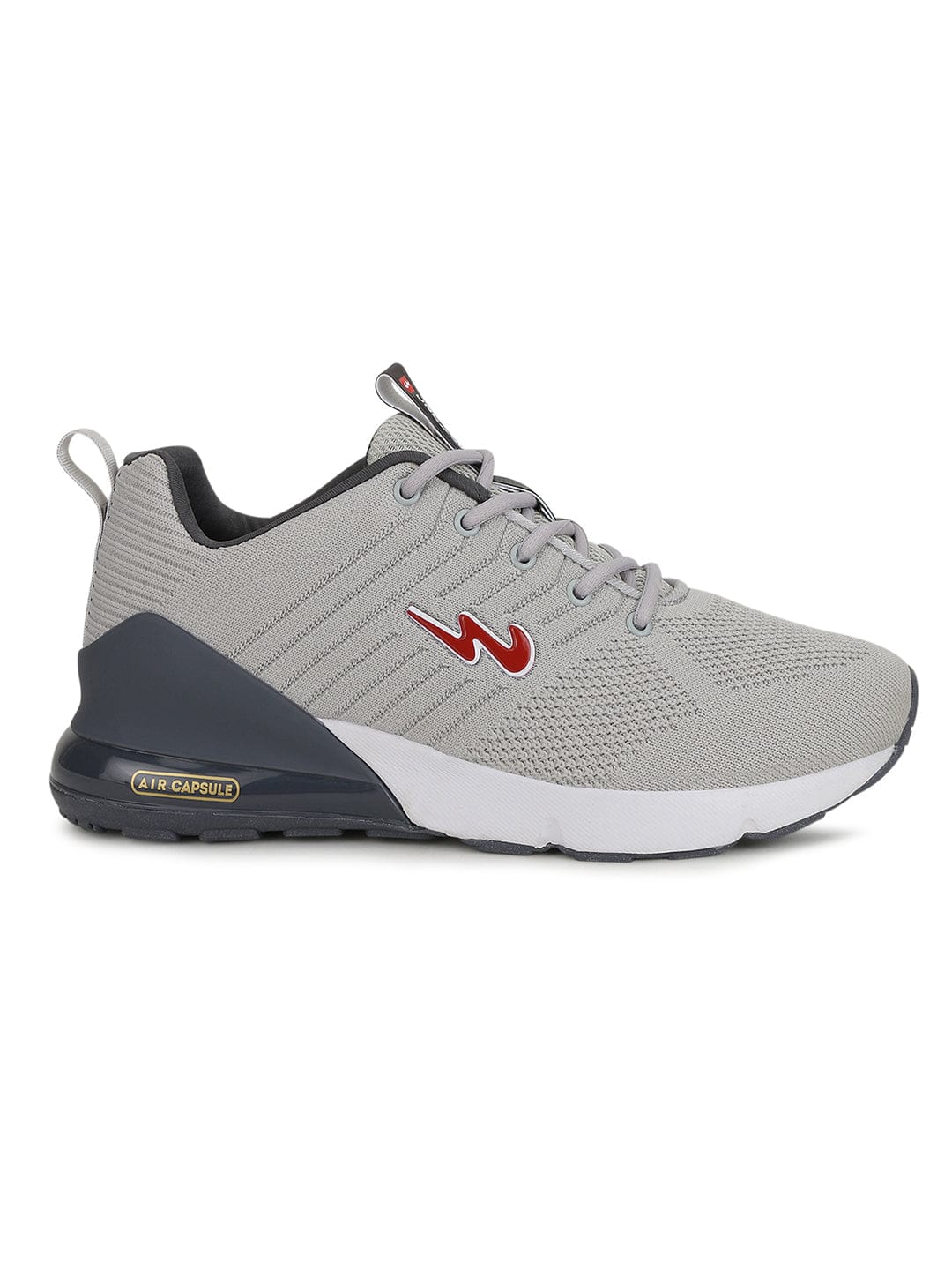 MIKE N Grey Men's Running Shoes