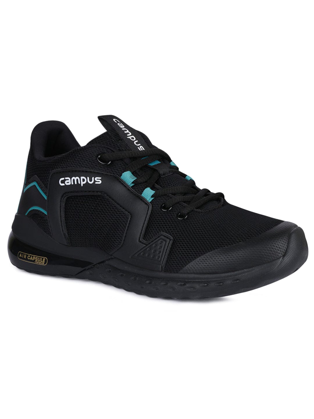 Buy Running Shoes For Men: Patrik-Pro-Blk-T-Blu Campus Shoes
