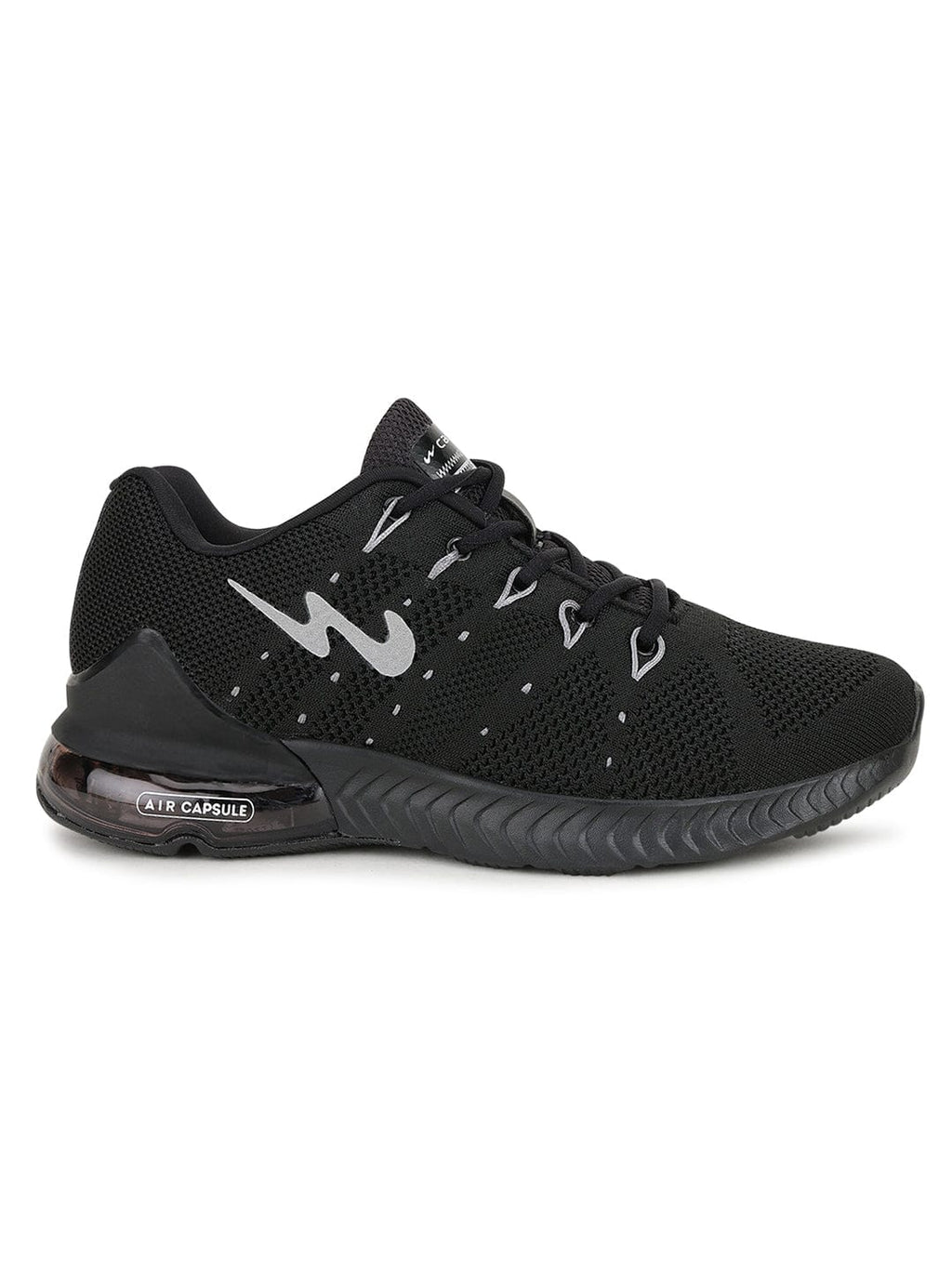 PERIS Black Men's Running Shoes