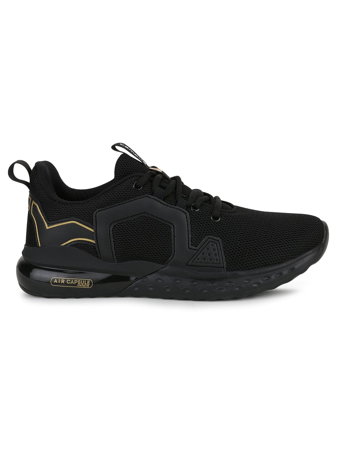 Buy PATRIK PRO Black Men's Running Shoes online | Campus Shoes