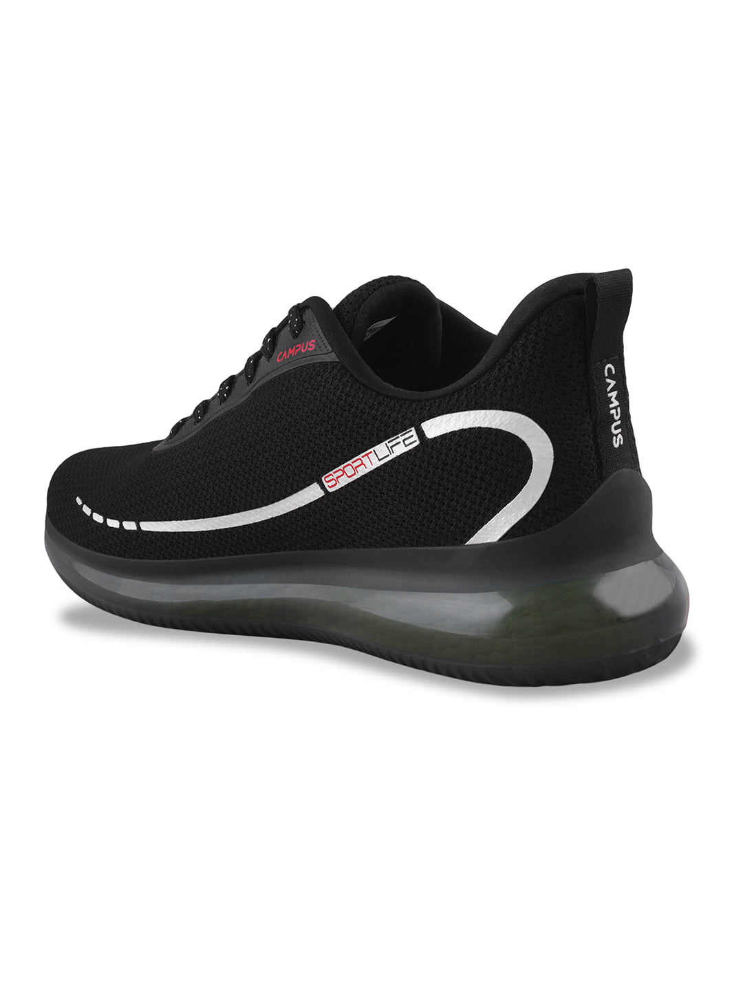 Buy Campus SENSOR Black Men's Running Shoes Online | Campus Shoes