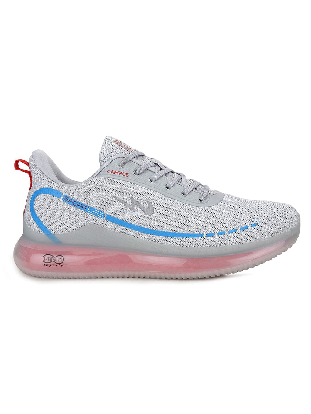 SENSOR Grey Men's Running Shoes