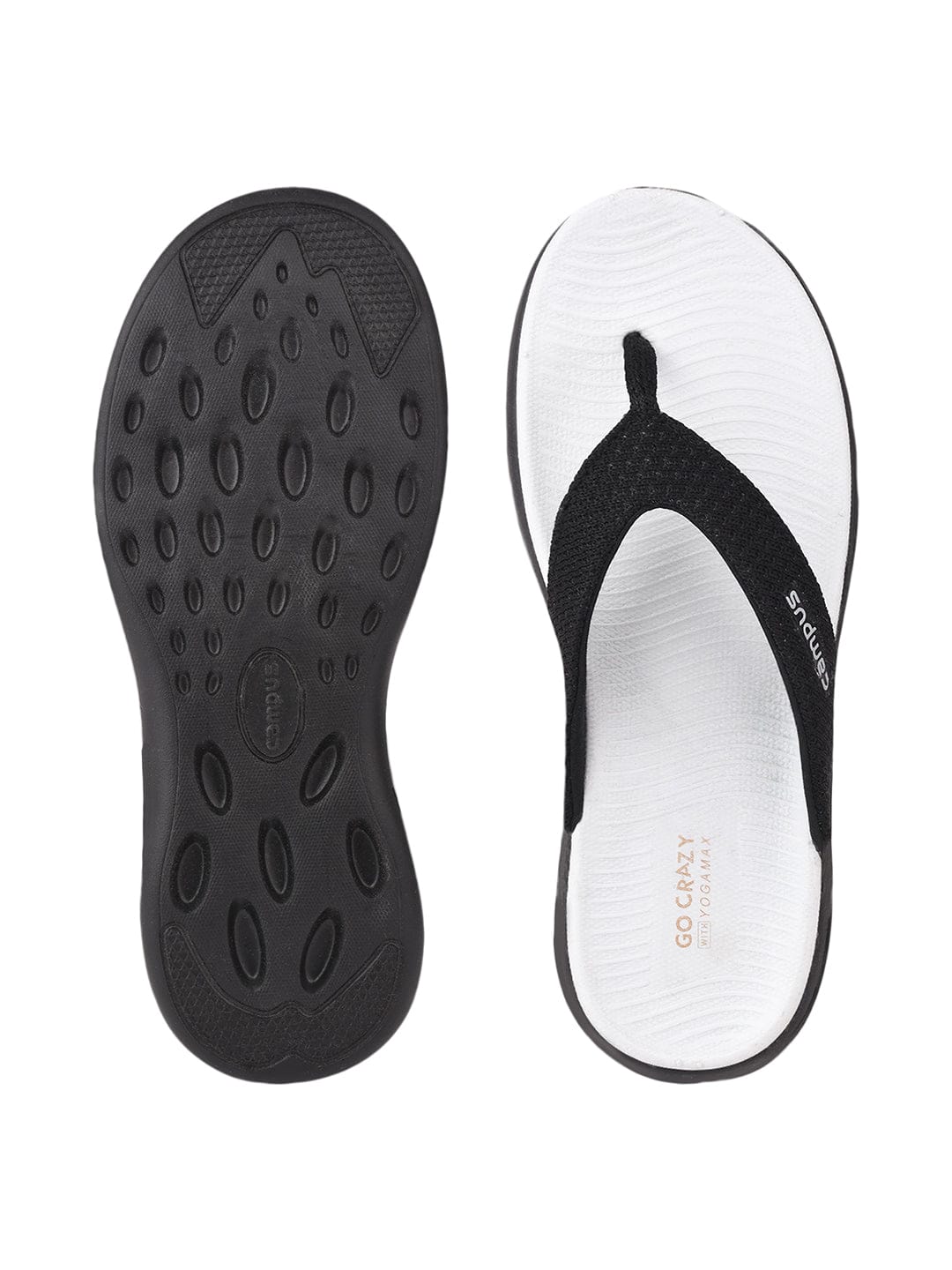Buy Flip-Flop For Women: Sl-402L-Blk-L-Gry Campus Shoes