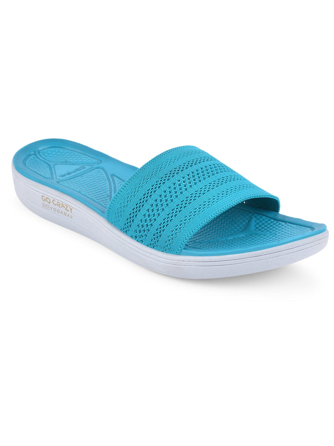 SL-404L-A Blue Women's Slides - Main Image