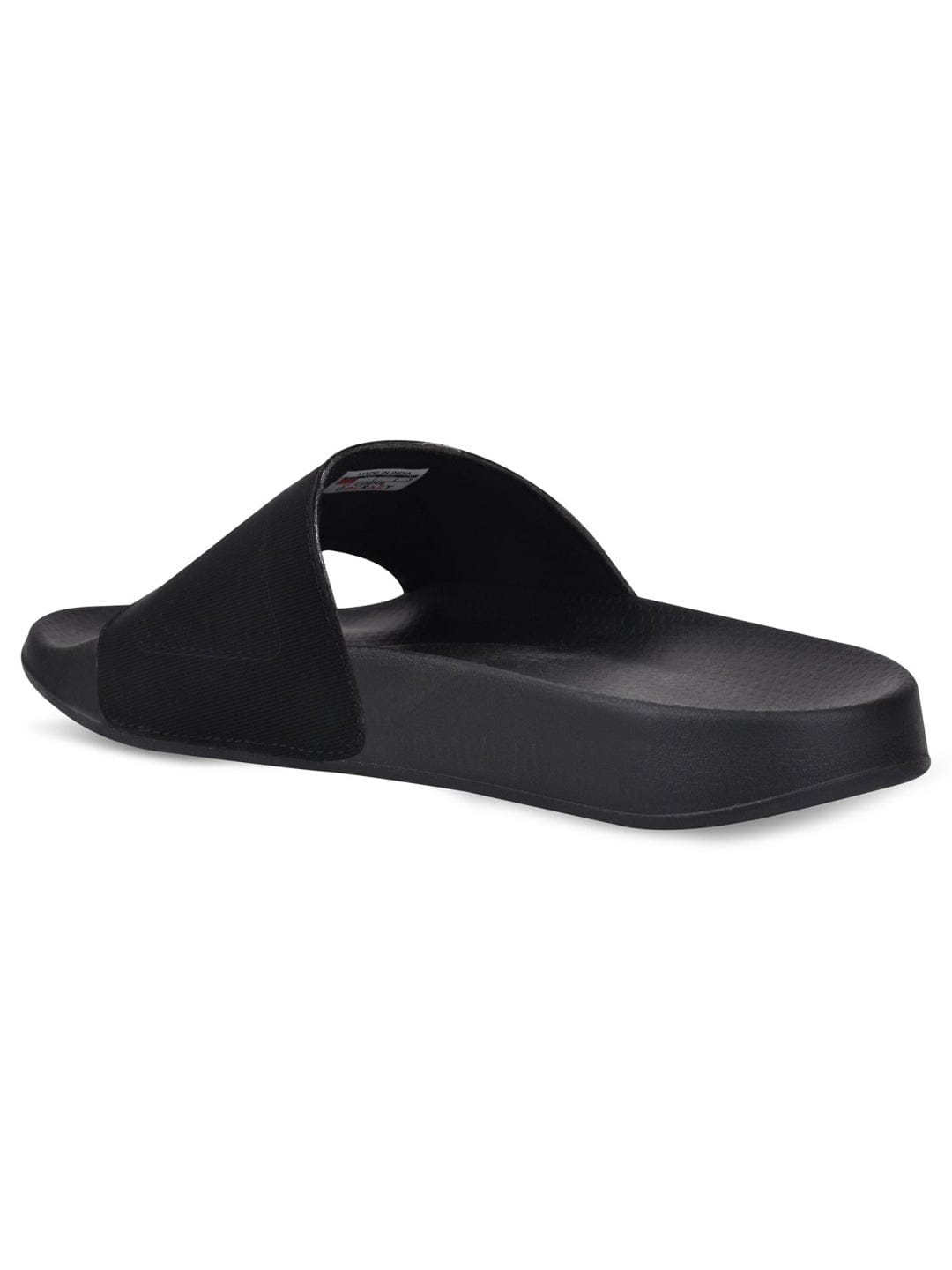 Buy SL-408 Black Men's Sliders online | Campus Shoes