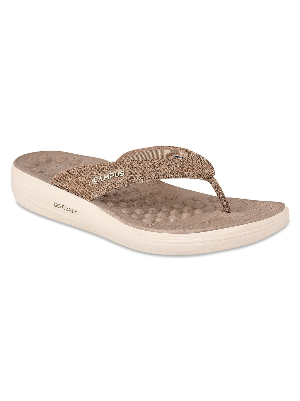 SL-411L Beige Women's Flip Flops