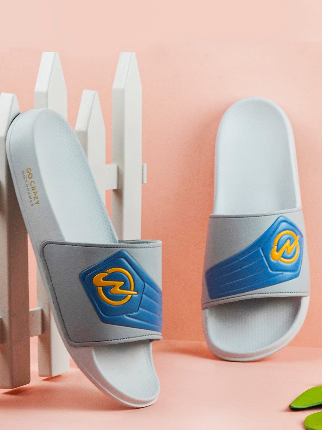 Champion Sliders Champion Slides Rainbow SL-429 Grey Men's Slides