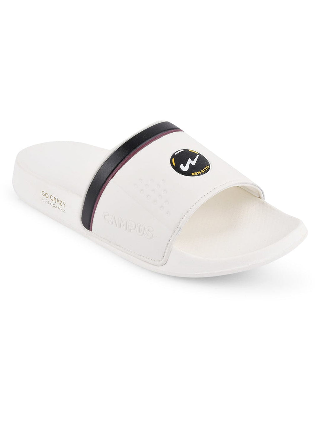 SL-431 White Men's Slides