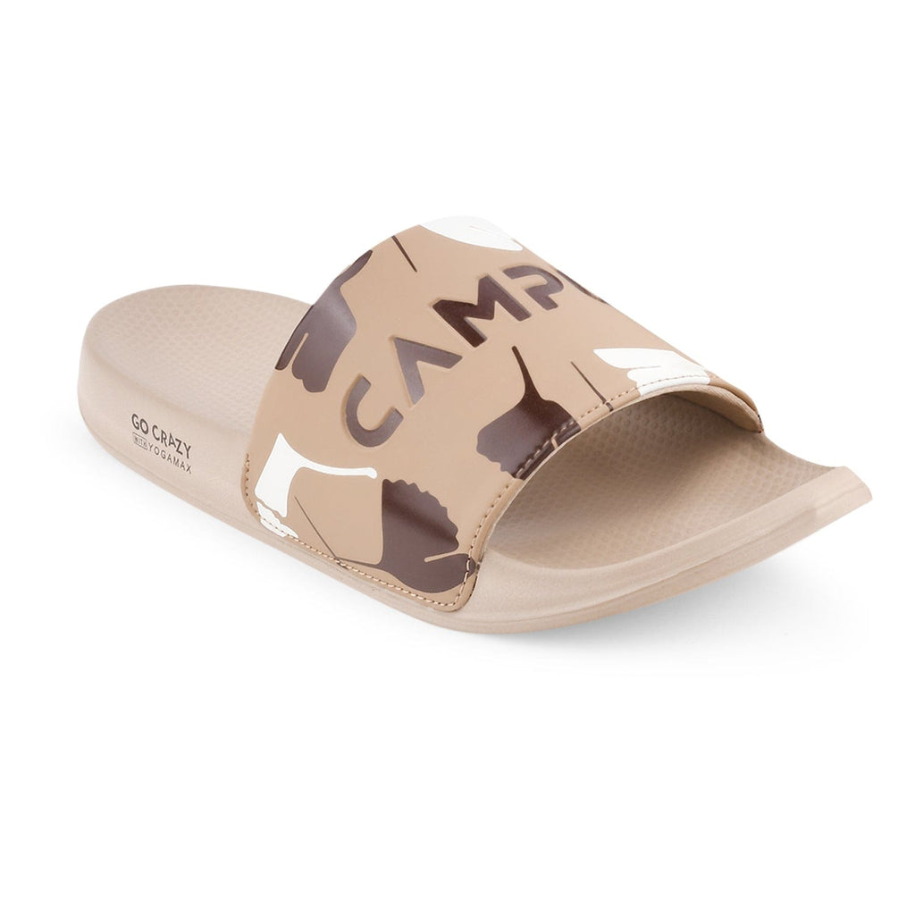 SL-433 Beige Men's Slides