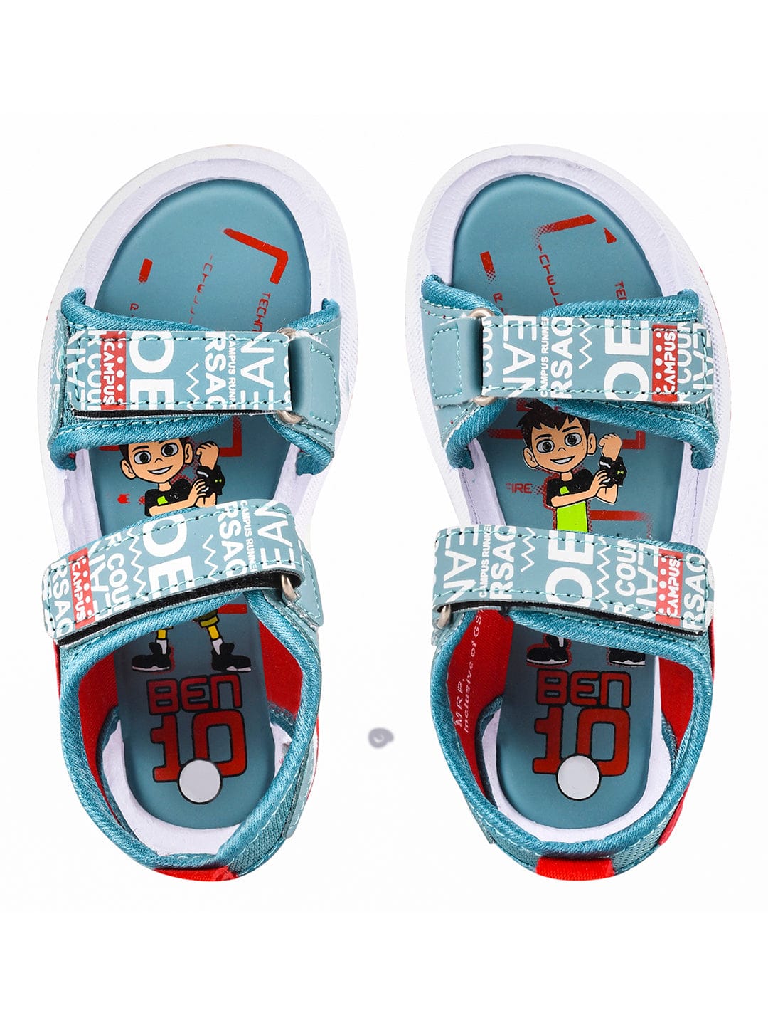 Buy Tiny Bugs Boys Velcro Strap Sandals - Multicolour online