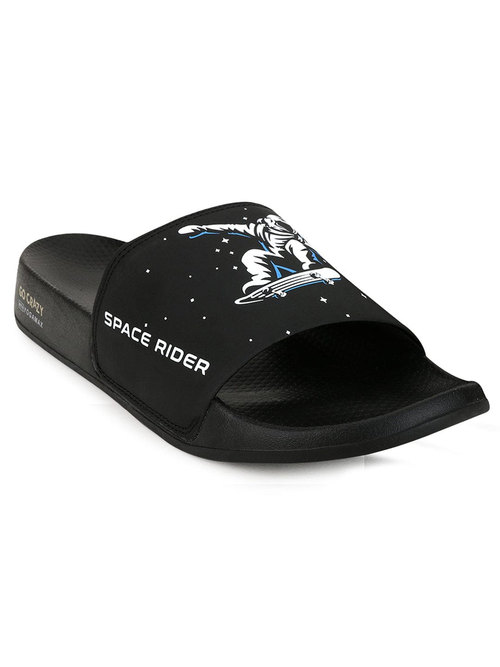SPACE RIDER-SL Black Men's Slides