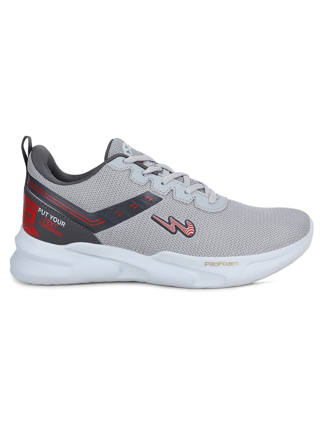 Buy Running Shoes For Men Staark L Gry Red Campus Shoes