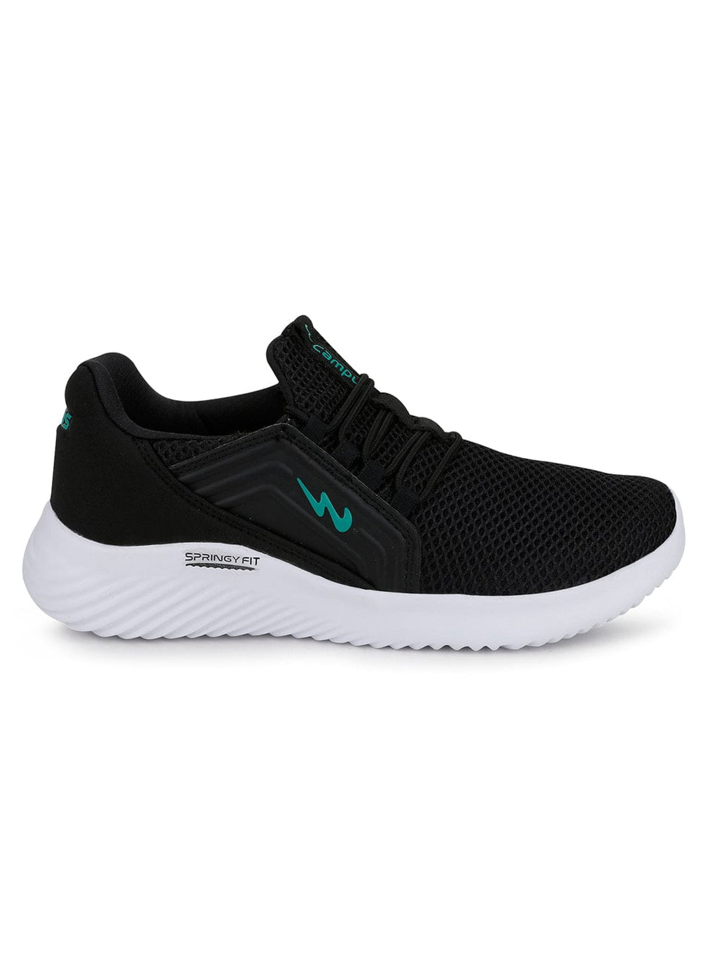 TYSON Pro Black Men's Walking Shoes