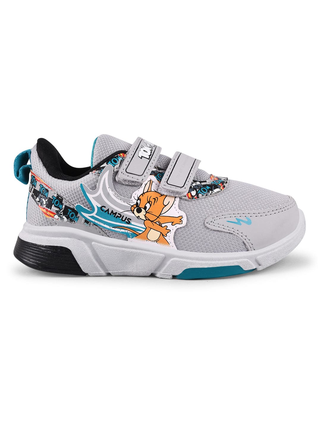 Buy Running Shoes For Kids T J 07V Gry Bt Grn Campus Shoes